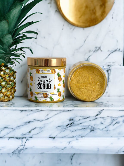 Pineapple Foaming Sugar Scrub